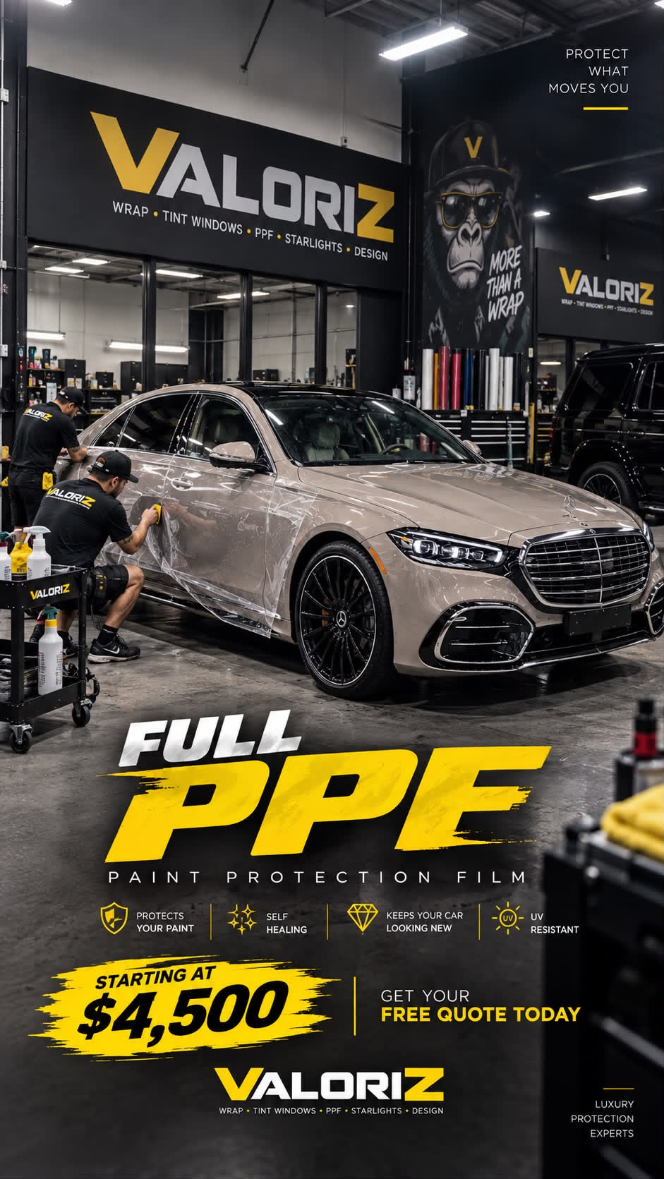 Original Valoriz promotion: Full PPF